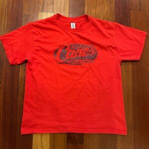 Gildan Red Raising Cane's Logo Kids T-Shirt